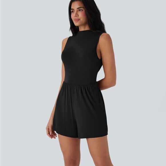 HALARA Black Sleeveless Romper - Picture 5 of 7